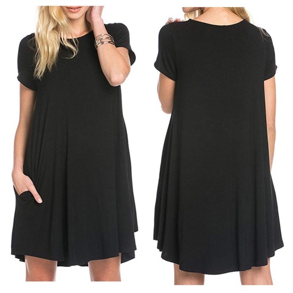 Black Swing Dress - Picture 2 of 8